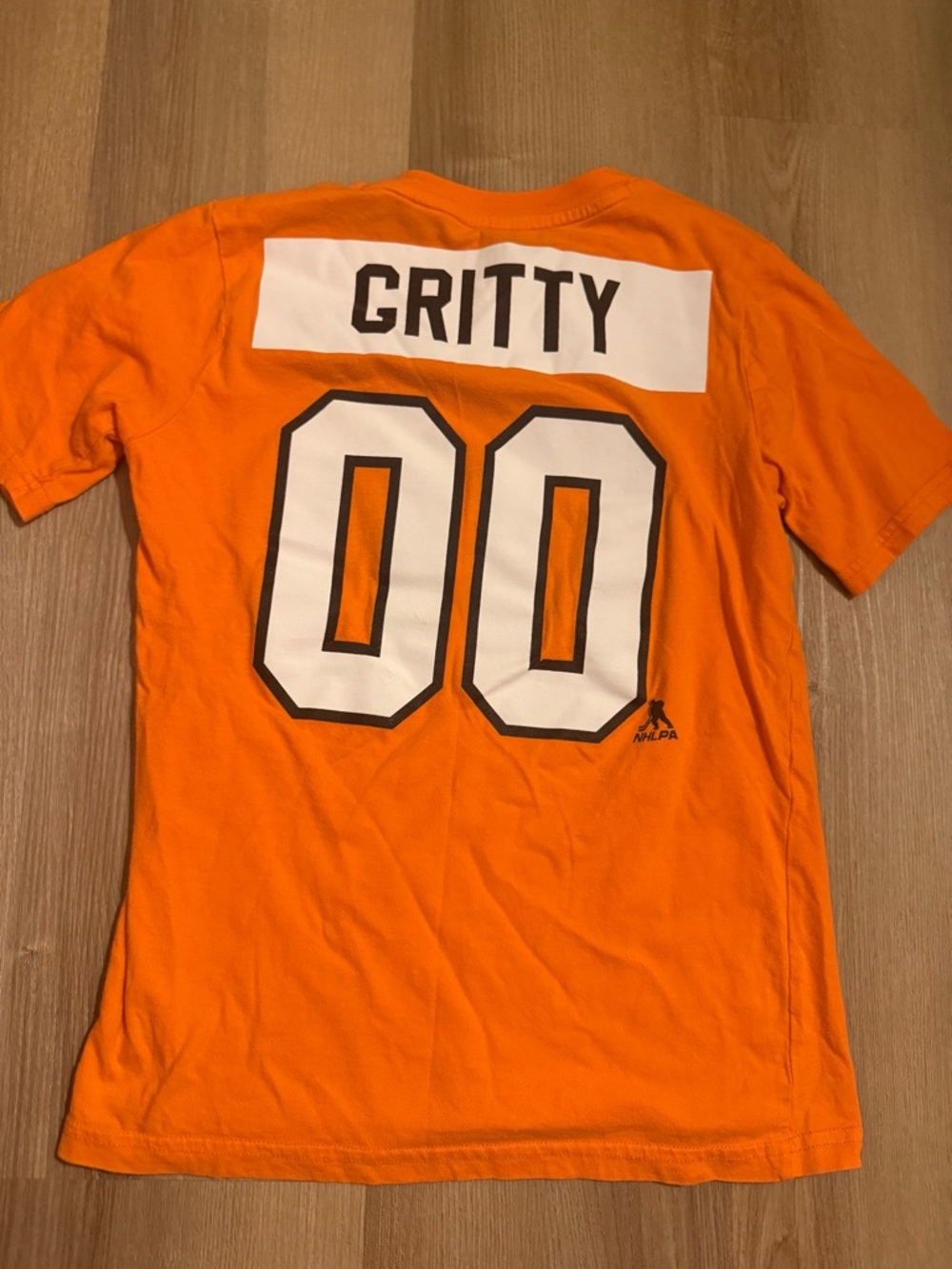 NHL Gritty 00 Orange Graphic Tee